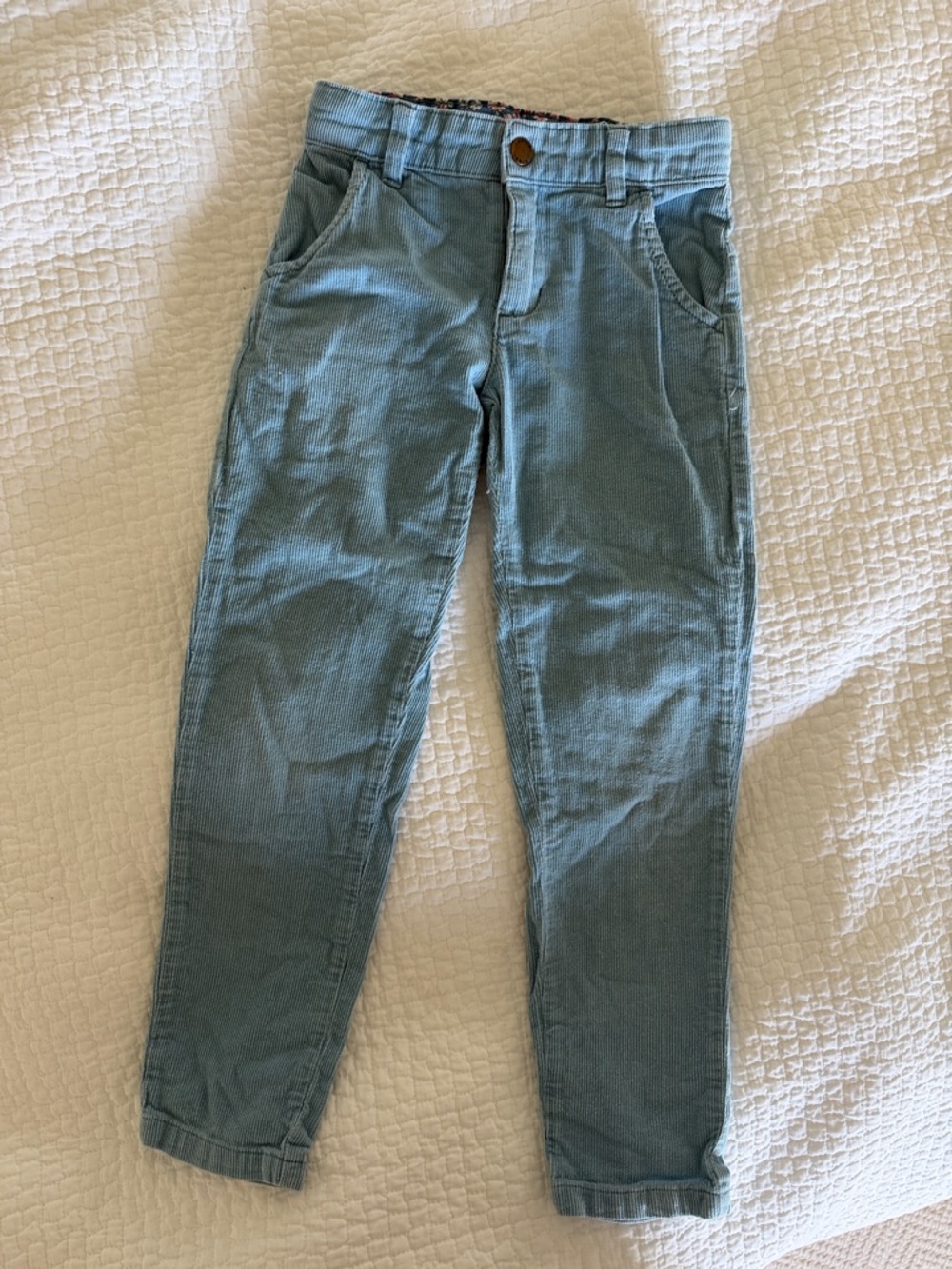 Bisby Light Blue Kids Corduroy Pants